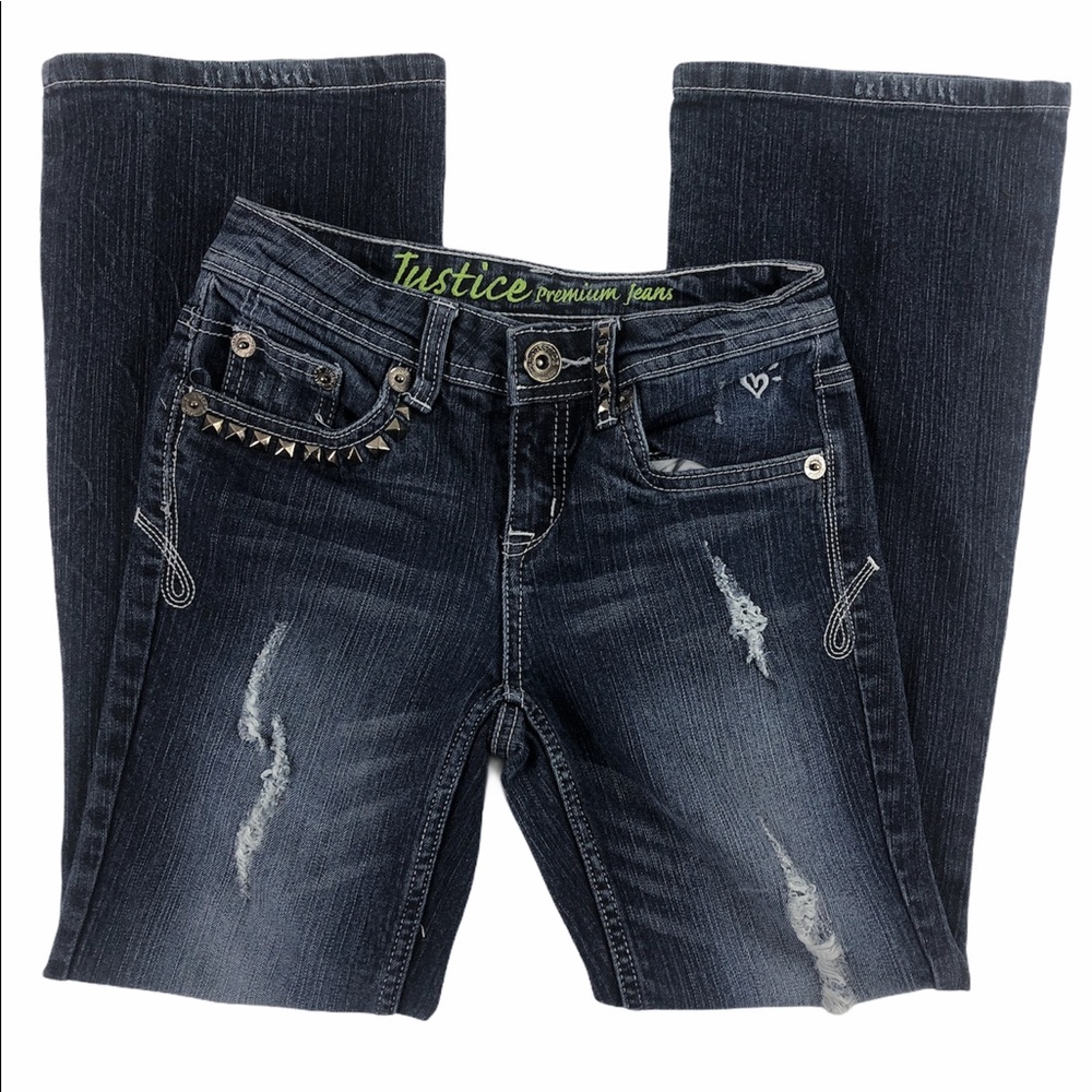 Justice Premium Simply Low Jeans Girls Size 10R